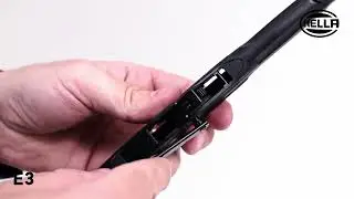 HELLA Hybrid Wiper Blades - Installing PIN 4 8mm Adapter E3