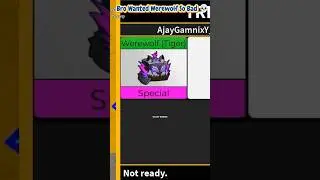 Craziest Werewolf Trade Ever 🤫🔥#short #shorts  #bloxfruits #ajaygamnix #viralvideo #gaming #giveaway