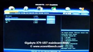 Gigabyte X79-UD7 3D UEFI BIOS @ OCWORKBENCH