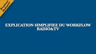 Broadcast Workflow simplif&eacute;