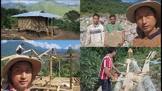 How To Make Hut In Garden | Bageeche Mein Jhopadee Kaise Banaen | Arunachal Pradesh