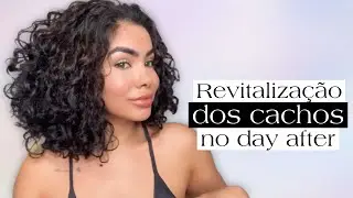 REVITALIZA&Ccedil;&Atilde;O DOS CACHOS NO DAY AFTER (super f&aacute;cil!) | Joyce Lima