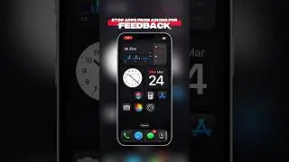 Stop Apps from Asking for Feedback.#iphonetips #iphonetricks #f #fyp #ios18 #TechVibes #ios #tech