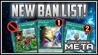 NEW Ban List! Huge Meta Changes! FIRST EVER Banned Cards! [Yu-Gi-Oh! Duel Links]