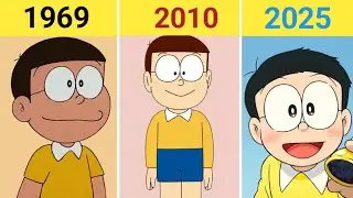 Nobita Evolution From 1969 -2025 || Day 3/100 Challenge 🎯