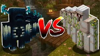 WARDENS vs IRON GOLEM ARMY | Minecraft Mob Battle