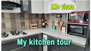 🏡 Indian kitchen tour | kitchen design ideas | Modular kitchen  ✨