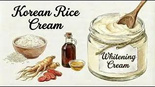 This Homemade Korean Rice & Ginseng Whitening Cream Restores Natural Glow