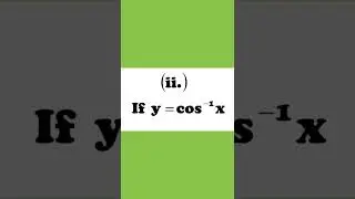Derivatives of inverse trig functions