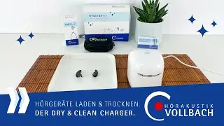 H&ouml;rger&auml;te mit dem Dry & Clean Charger trocknen und laden