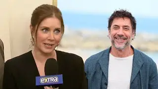 Эми Адамс говорит, что Хавьер Бардем «не разочаровал» в новом фильме «Мыс страха» (эксклюзив).