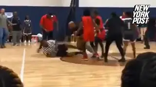 Punches thrown over a foul call at this girls basketball game | New York Post