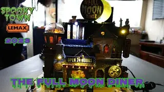 Lemax Spooky Town 2023 The Full Moon Diner