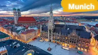 Munich, Germany 4K | Aerial and Street Views | City Tour