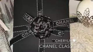 Chanel Classic Belt🖤🤍Early Christmas Gift Unboxing Video