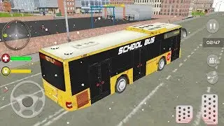 Modern City School Bus Simulator Game || Kids School Bus Taxi Racing Game || Bus Games 3D
