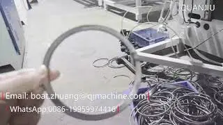 Indian Customer Training : Automatic 8x4mm Flat Wire Ring Making with Butt Welding Machine