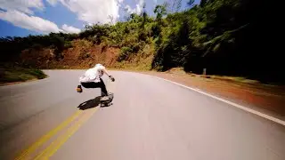 Thiago Lessa Rawrun | Testing New 115mm Valkyries MK4 | Malibu 1 Skate Downhill