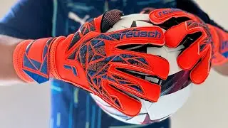 Reusch ATTRAKT GOLD X EVOLUTION GLUEPRINT HYPER ORANGE Goalkeeper Gloves