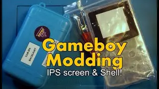 Gameboy Color IPS and clear shell upgrades!