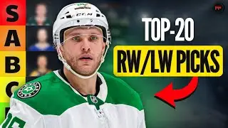 Top 20 Wingers Rankings & Tiers - Fantasy Hockey 2025
