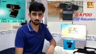 Rapoo|| C2600 || Web Camera|| 1080P || FHD || Flexible Rotation|| Usb Plug||