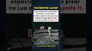 Buzz Aldrin foi a primeira pessoa a urinar na Lua! 👨&zwj;🚀💦
