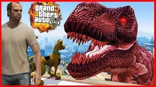 LOVÍM MYTICKÉ DINOSAURY V GTA ! (GTA 5 Módy)