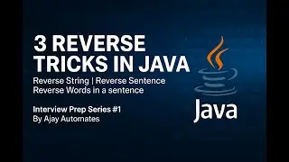 Подготовка к собеседованию по Java №1 &ndash; Переворачивание строк, слов и предложений | Вопрос по осн...