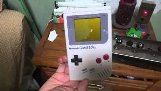 Handheld Gaming Museum: Unboxing Vintage Nintendo Gameboy from 1990 (my first gameboy)