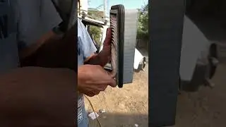 AIR FILTER CLEANING. MARUTI SUZUKI EECO