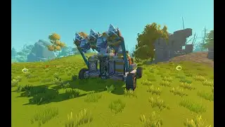Выживание в Scrap Mechanic | HowToBuild - Rock Mower 2.0 - Обучающее видео