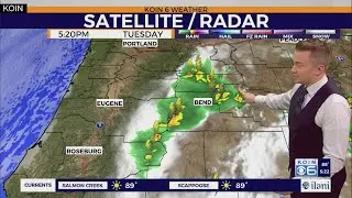 Mountain storm threat, fire concern Tuesday afternoon