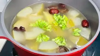 Hydrating Cooling Nutritious Winter Melon Soup & boiled pork healthy eating all-in-one pot dinner