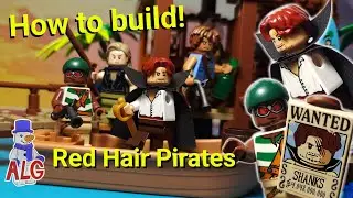 How to build Lego Red Hair Pirates from One Piece
