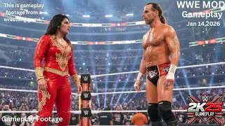 WWE 2K25 - Shawn Michaels vs Indian Diva Aleea | Intergender Match Gameplay |Jan 14, 2026