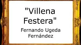 Villena Festera - Fernando Ugeda Fern&aacute;ndez [Pasodoble]