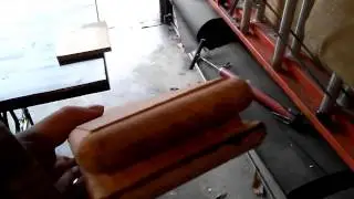 Home made router table with edge jointer fence