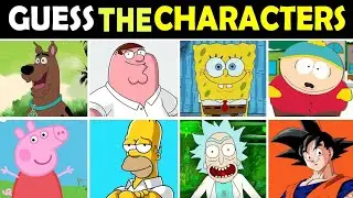 Guess The Cartoon Characters Quiz (Impossible)
