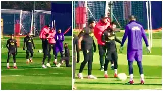 Messi and Mbappe training today before match against FC Nantes | PSG News and Updates | Blitz Goal