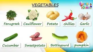 Vegetables Names | Learn Vegetables Names in English | English Vocabulary | Kids Learning | Kids Veg