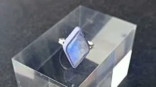 Women's ring with opal in genuine leather.Женское кольцо с опалом в натуральной коже.