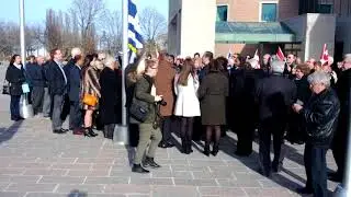 Greek Flag Raising 2018.