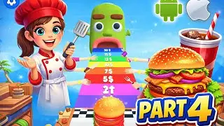 Burger Master: Cooking Games - Gameplay Walkthrough part 4 [Android, iOS Game]