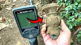 O TESOURO esta próximo! Encontrei PRATA e RELÍQUIA na AVENTURA / 金属探知機 / Detector de Metal