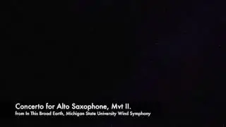 Concerto for Alto Saxophone by Steven Bryant