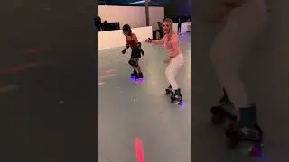 Beginner skaters can do it! Roller Dance with mini turns and jumps