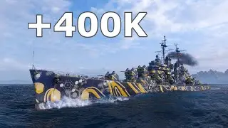Jinan : 406K Damage - World of WarShips.