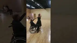 Wheelchair dance routine,  Christine and Rick Cravatta.
