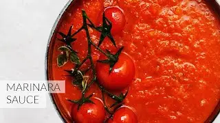 My Favorite Homemade MARINARA SAUCE in 5 Minutes